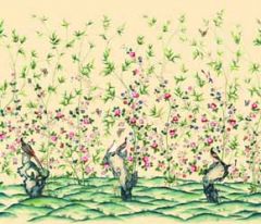 Document Scenic Chair Rail Mural