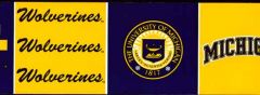 The University of Michigan Wallpaper Border
