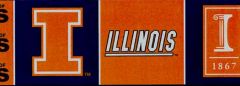 University of Illinois Wall Paper Border