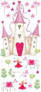 Princesses Castle Peel and Stick Mural