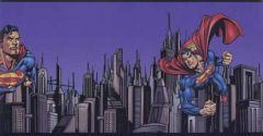 Action Superman Wallpaper Border