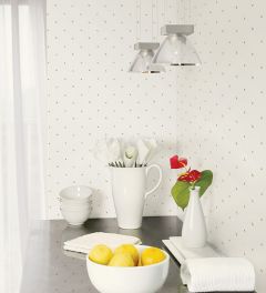 CK36600 Mini Leaf Wallpaper Green CREATIVE KITCHENS Norwall Wallcovering