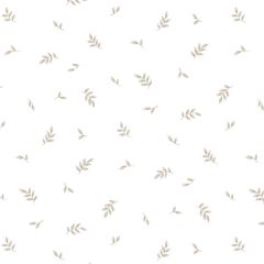 CK36610 Kitchen Leaves Wallpaper Beige CREATIVE KITCHENS Norwall Wallcovering