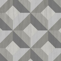CK36617 Dimensonal Diamonds Wallpaper Black CREATIVE KITCHENS Norwall Wallcovering