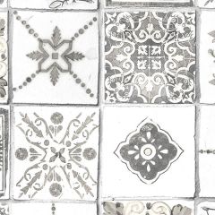 CK36620 Morrocan Tiles Wallpaper Grey, Beige CREATIVE KITCHENS Norwall Wallcovering