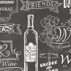 CK36631 Chalkboard Wallpaper Black CREATIVE KITCHENS Norwall Wallcovering