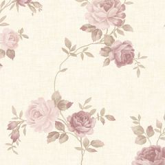 CN26565 Rose Trail Wallpaper Pink, Beige, Cream, Green Garden 2 Norwall Wallcovering