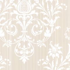 CS27364 Constantine Wallpaper Pearl, Beige Classic Silks 2 Norwall Wallcovering