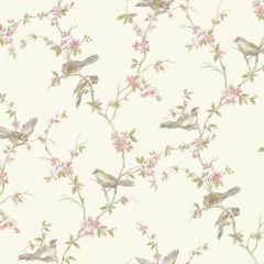 Floral Branches With Birds - York Wallcoverings