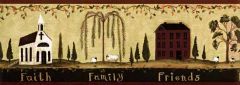 Primitive Sayings Wallpaper Border