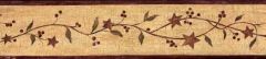 Vine Barn Star Pip Berry Wall paper Border