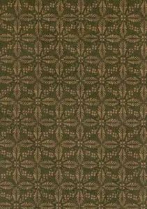 Leaf Stencil Green Wallpaper