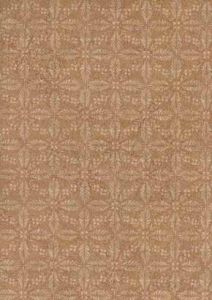 Leaf Stencil Tan Wallpaper