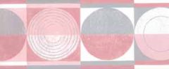 Pink and Silver Contemporary Wallpaper Border - Norwall