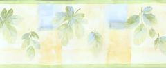 Leaf Color Block Wallpaper Border