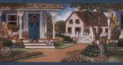 Old Time City Street Wallpaper Border CUP3381B