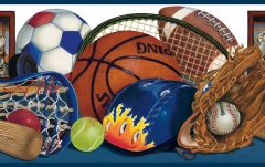 Doug Blue Sports Portrait Border Chesapeake BBC92211B