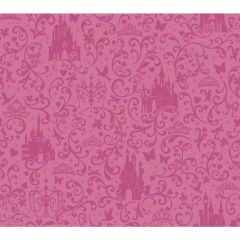 Walt Disney Kids Ii Small Scroll W/castles Wallpaper