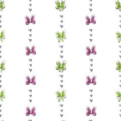 Walt Disney Kids Ii Bow Stripe Wallpaper