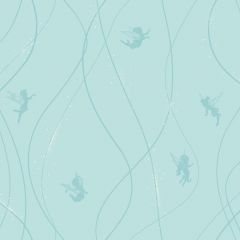 Walt Disney Kids Ii Tonal Fairy Stripe Wallpaper