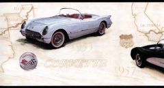 Chevy Corvette Wall Border