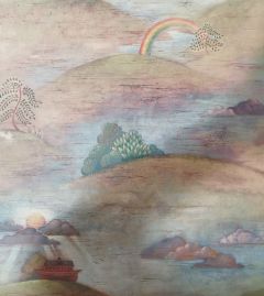 Noah's Ark Wallpaper by Carey Lind - York Wallcoverings
