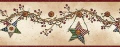 Quilted Stars Garland Wallpaper Border