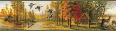 Autumn Green Quiet Evening Portrait Wallpaper Border Chesapeake BBC35541B