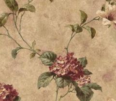 Mixed Cream and Mauve Flower Wallpaper FFM5011