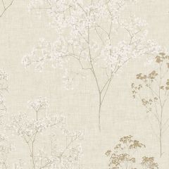 FH37508 Queen Anne's Lace Wallpaper Beige, Wheat Farmhouse Living Norwall Wallcovering