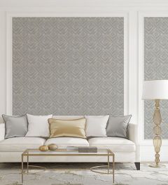 FH37515 Wood Tile Wallpaper Blue, Light Ash Blue Farmhouse Living Norwall Wallcovering