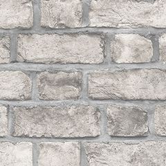 FH37520 Farmhouse Brick Wallpaper Taupe, Black, Dove, Clay Living Norwall Wallcovering