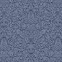 FH37546 Distressed Paisley Wallpaper Navy Blue, Navy, Indigo, Indigo Blue Farmhouse Living Norwall Wallcovering