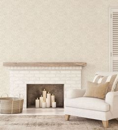 FH37547 Distressed Paisley Wallpaper Beige, Cream, Cottage White, Antique Swiss Coffee Farmhouse Living Norwall Wallcovering