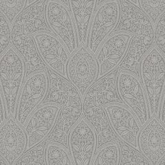 FH37548 Distressed Paisley Wallpaper Dark Grey, Grey Farmhouse Living Norwall Wallcovering