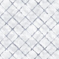 FH37551 Chicken Wire Wallpaper Grey, Blue, Navy, Dolphin Blue Farmhouse Living Norwall Wallcovering