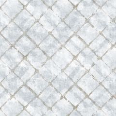 FH37553 Chicken Wire Wallpaper Blue, Beige, French Light Blue Farmhouse Living Norwall Wallcovering