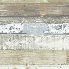 FH37555 Beachwood Wallpaper Green, Blue, Sage, Brown, Cedar Farmhouse Living Norwall Wallcovering
