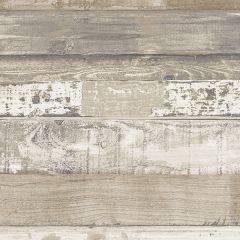 FH37556 Beachwood Wallpaper Brown, Beige Farmhouse Living Norwall Wallcovering
