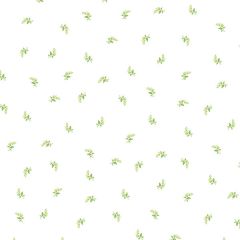 FK26939 Lilac Small Leaf Wallpaper Green Pretty Prints 4 Norwall Wallcovering