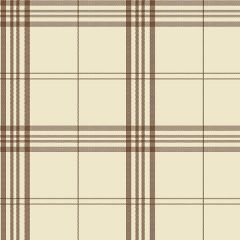 FK34400 Kitchen Plaid Wallpaper Cream, Brown Fresh Kitchens 5 Norwall Wallcovering