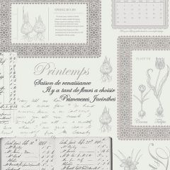 FK34417 Printemps Script Wallpaper Black, Grey Fresh Kitchens 5 Norwall Wallcovering