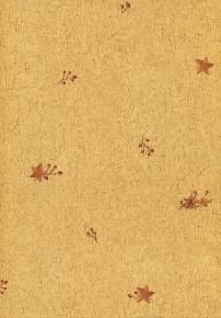 Star and Berry Mustard Wallpaper