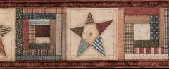 Quilted Star Wallpaper Border