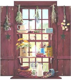 Country Things Window Mural
