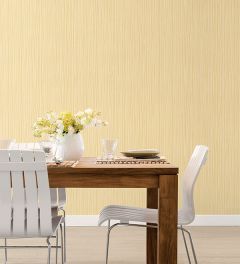G67447 Beige, Creamy Yellow Sloping Stripes Wallpaper Cream, Yellow, White Natural FX Norwall Wallcovering