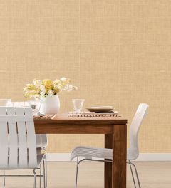 G67456 Light Brown Linen Grid Wallpaper Natural FX Norwall Wallcovering