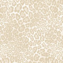 G67464 Shades of Beige Cheetah Print Wallpaper Beige, Light Off White Natural FX Norwall Wallcovering