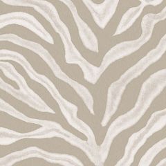 G67493 Beige, Off White Zebra Print Wallpaper Natural FX Norwall Wallcovering