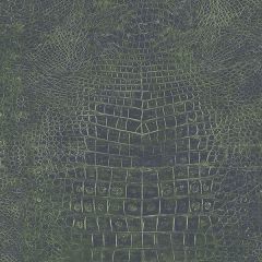 G67505 Dark Green Croc Skin Wallpaper Natural FX Norwall Wallcovering